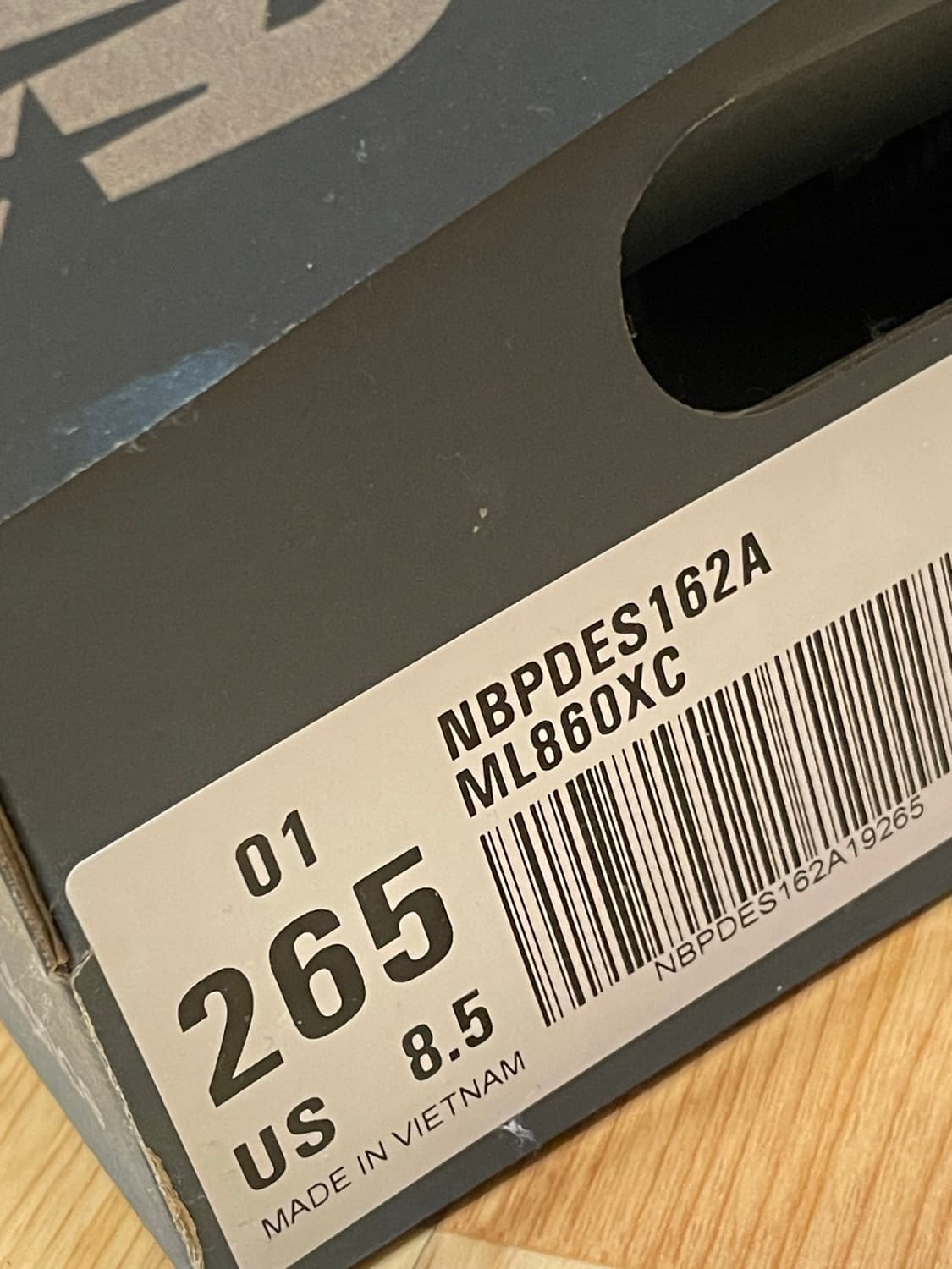 뉴발란스 ML860XC 265사이즈 판매합니다 상품이미지3