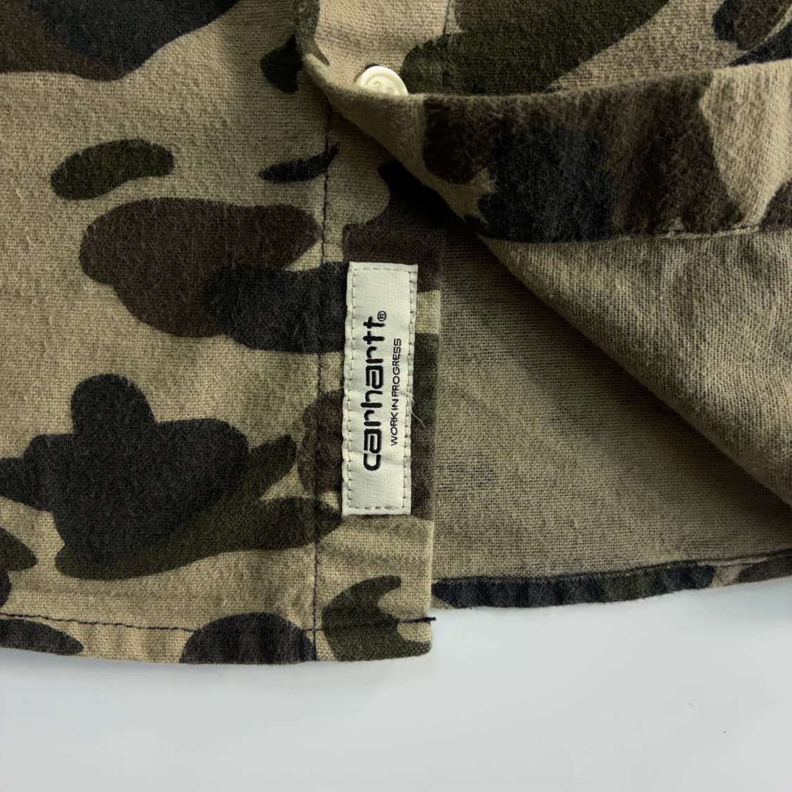 Carhartt  칼하트 WIP 카모플라주 립스탑 워크 셔츠  상품이미지6