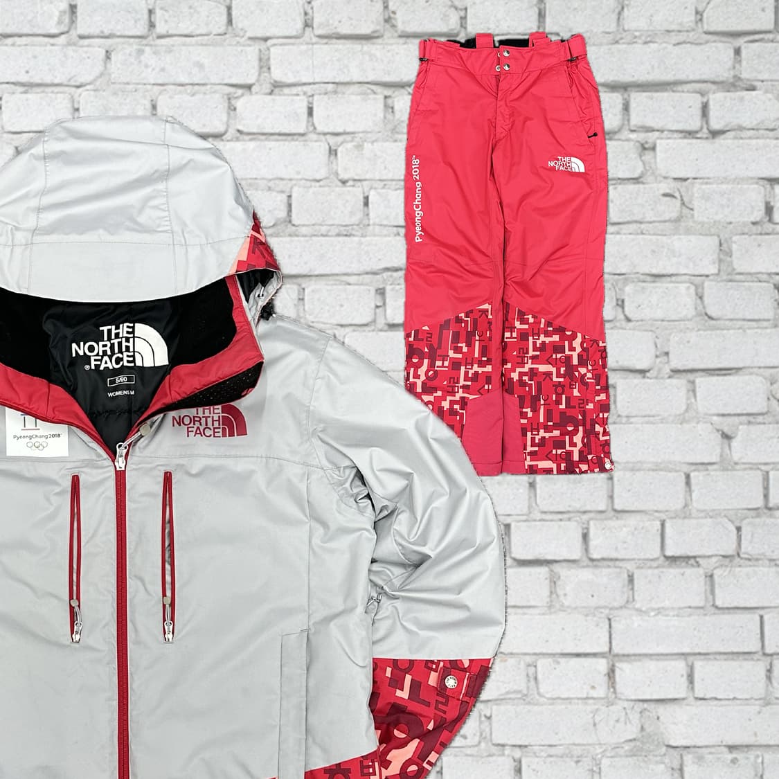 노스페이스 2018평창동계올림픽 기념 스키복 세트 S 상품이미지1