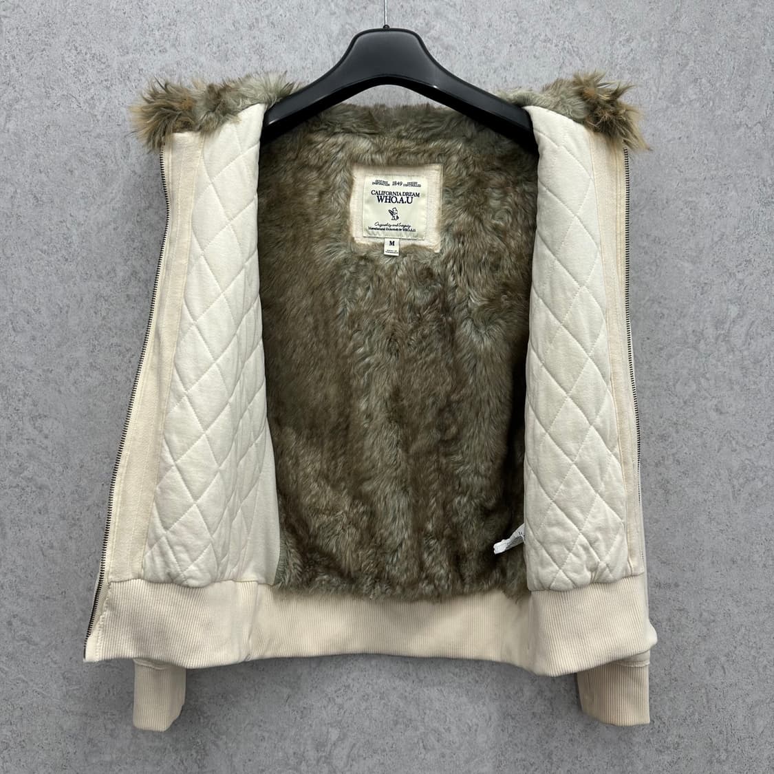 95 후아유 y2k 여자 울프죠 후드집업 상품이미지3