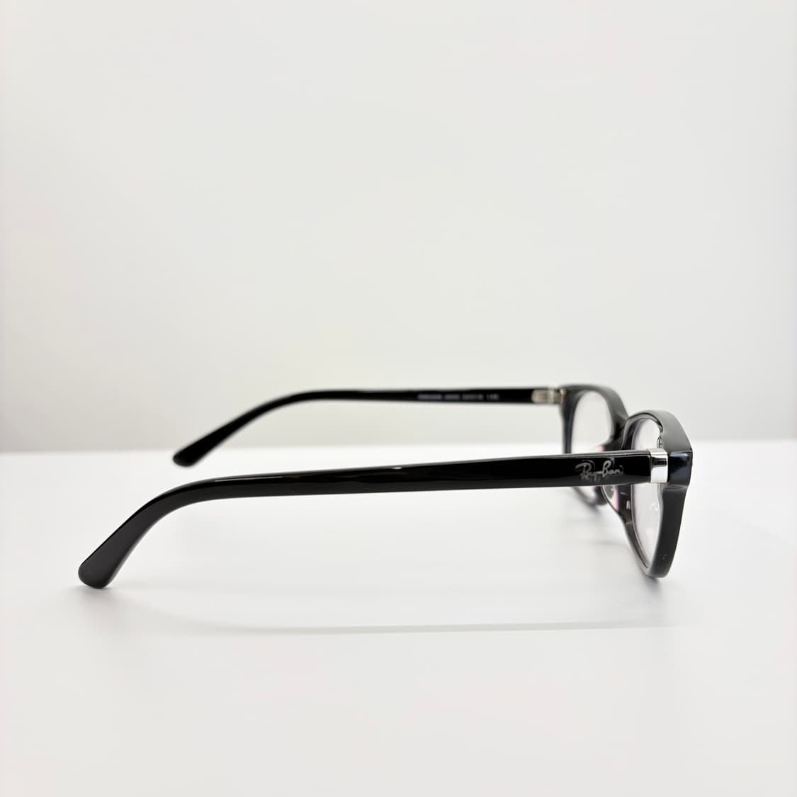 RAYBAN 레이밴 블랙 스퀘어 뿔테 상품이미지4