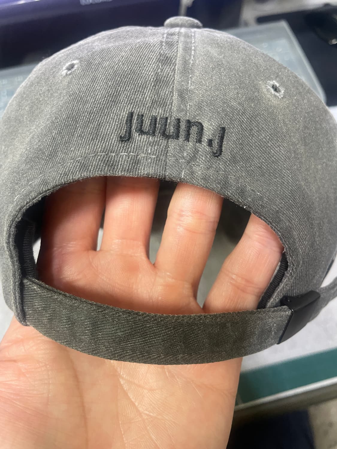 준지 가먼트다잉 시메트리 볼캡 상품이미지4