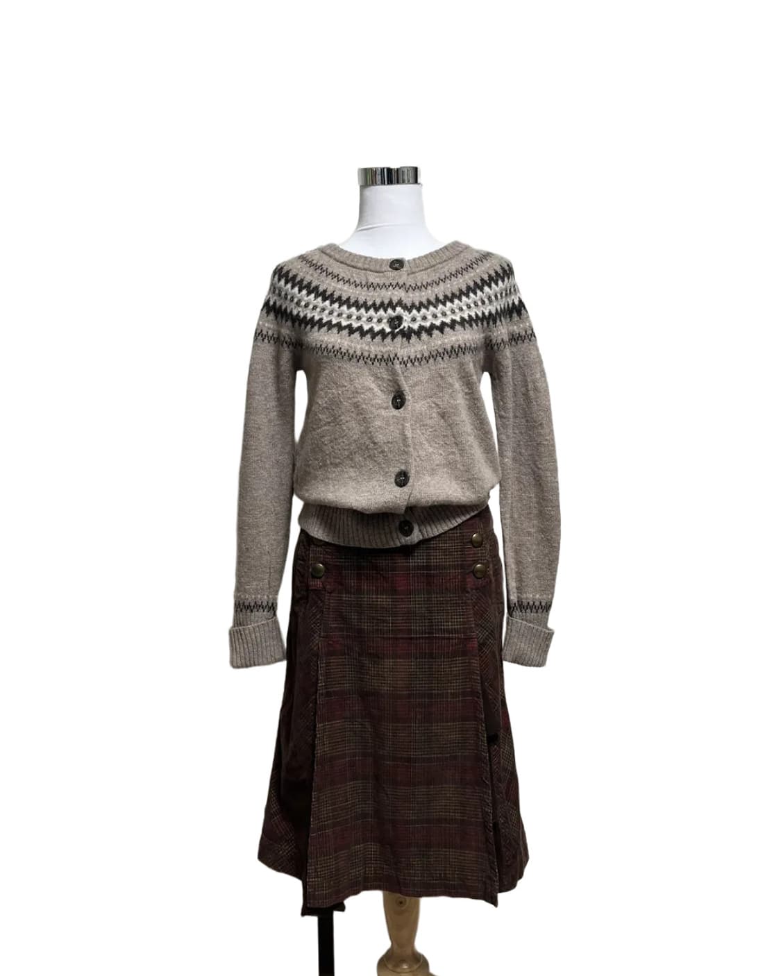 Snow brown cardigan 상품이미지5
