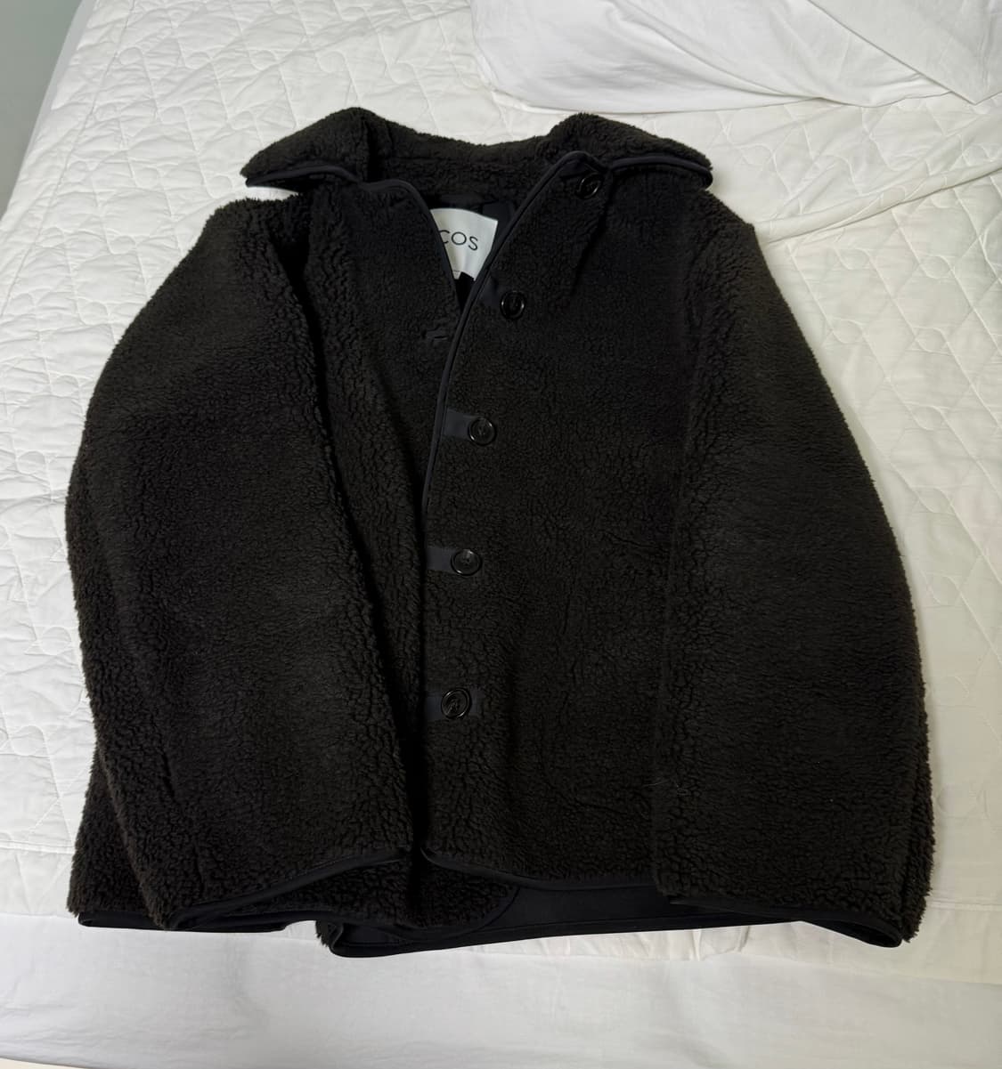 코스 cos 칼라 포 시어링 자켓 xs 상품이미지3