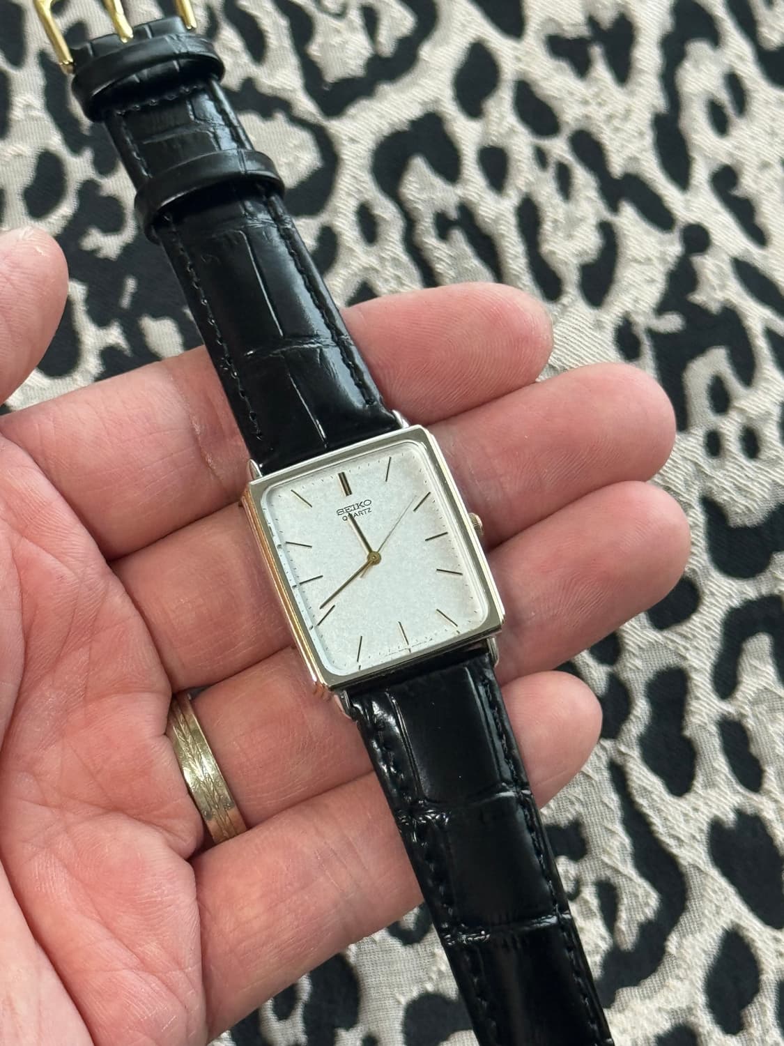 80s 빈티지 세이코 탱크 쿼츠 상품이미지8
