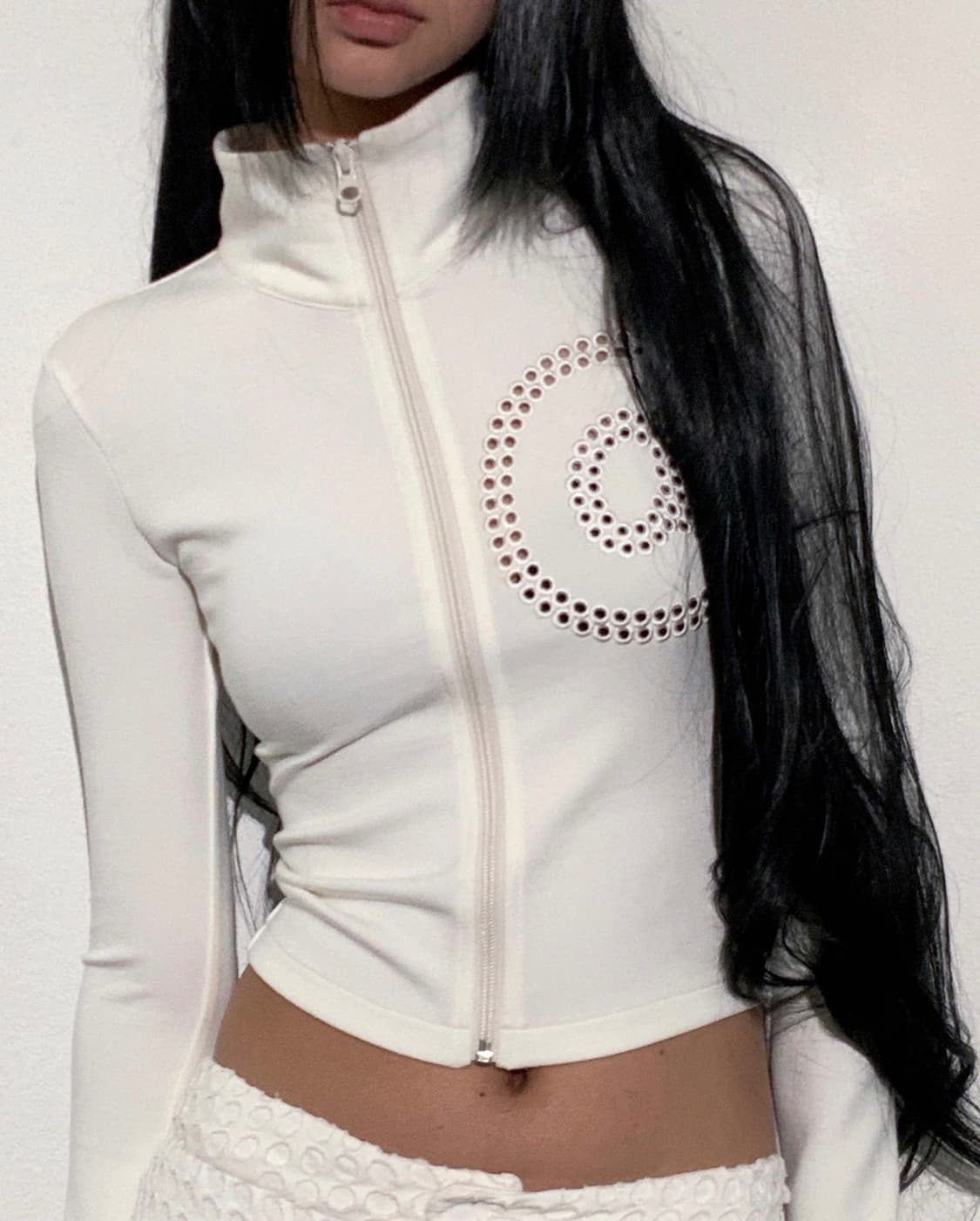 본네 At zip jacket (Ivory) 상품이미지1