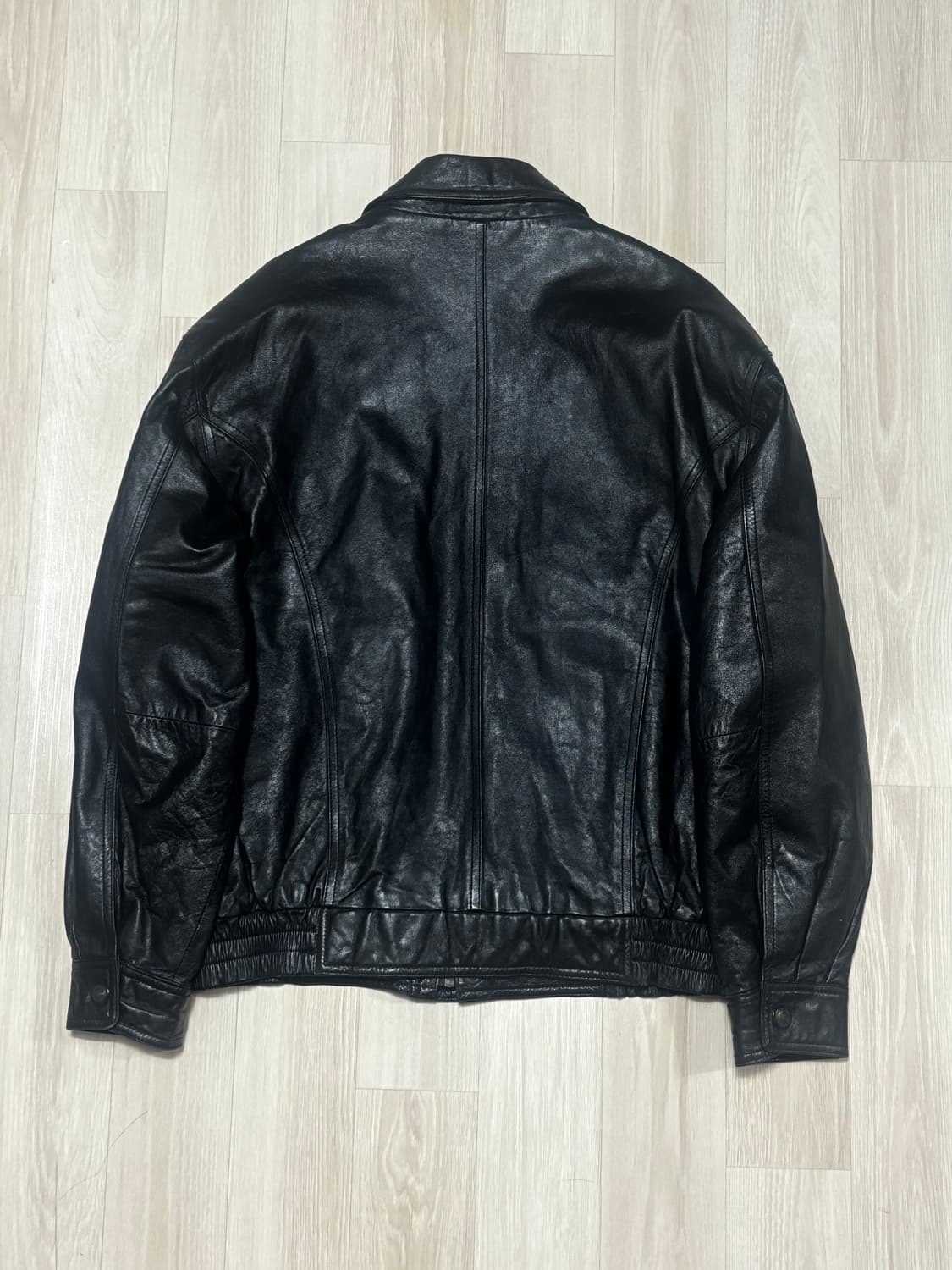 빈티지 양가죽 레더 점퍼 블루종 가죽 자켓 상품이미지4