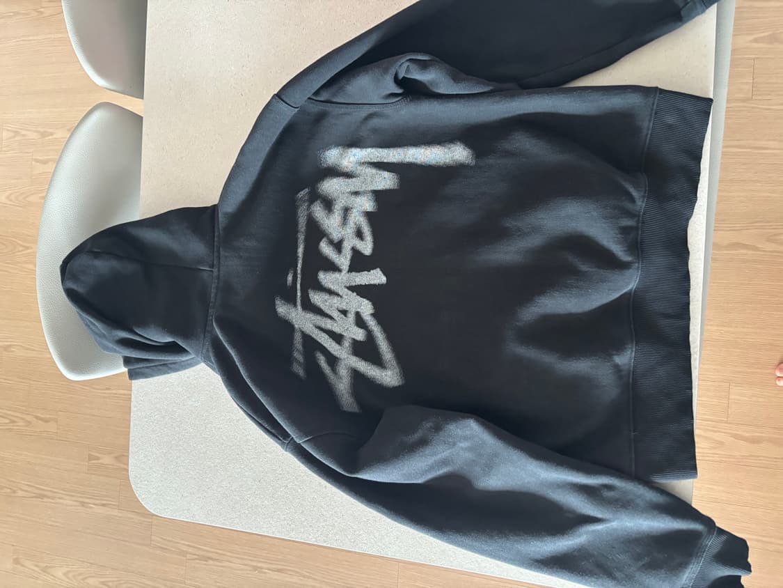 스투시 디지 스탁 후드 블랙 상품이미지4