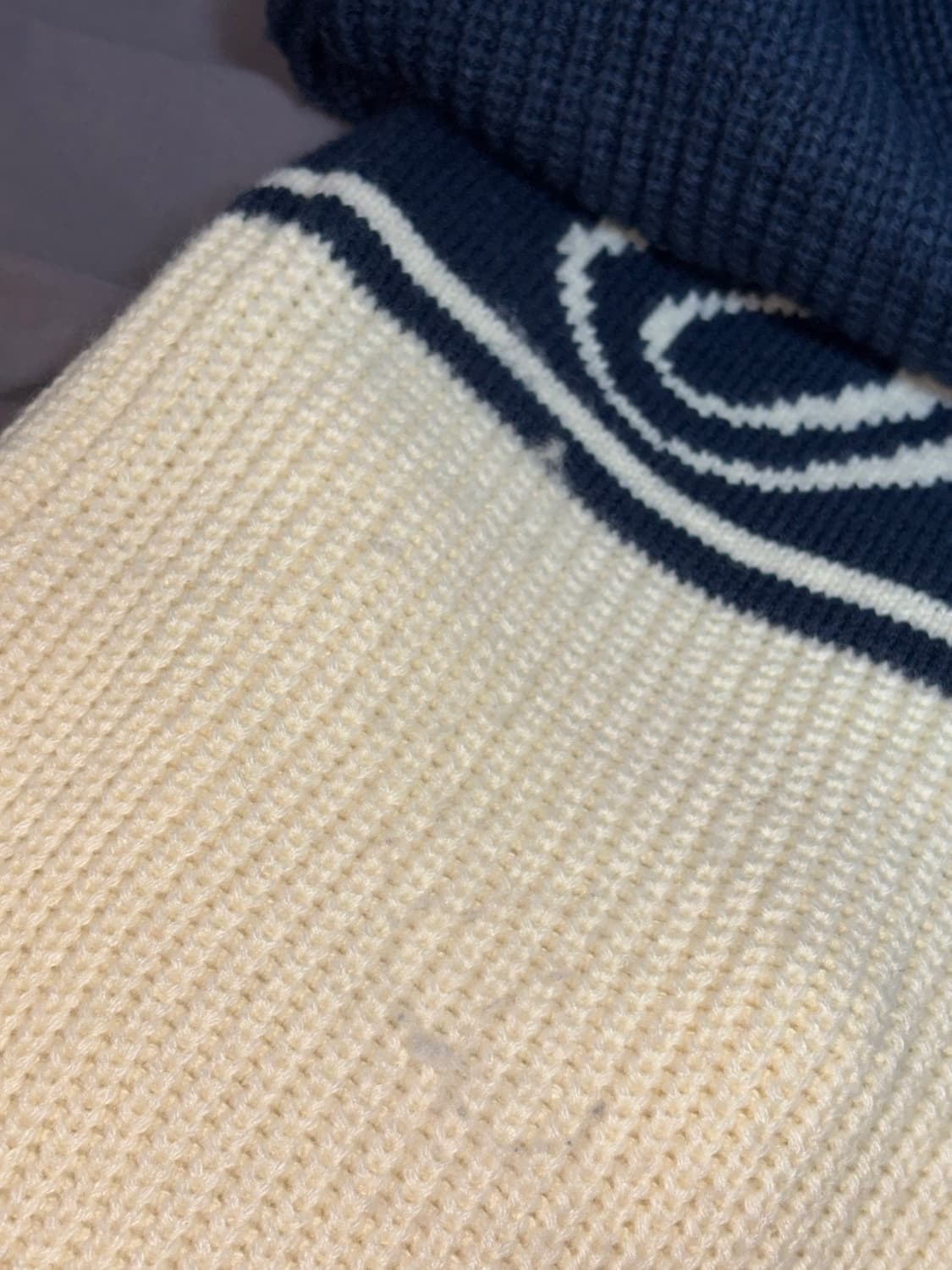 테켓 Quip Knit Zip-up Hoodie Navy  상품이미지3