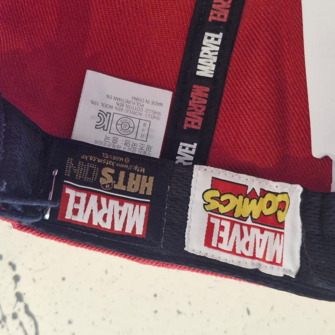 마블 아이언맨 스냅백 새상품 상품이미지5