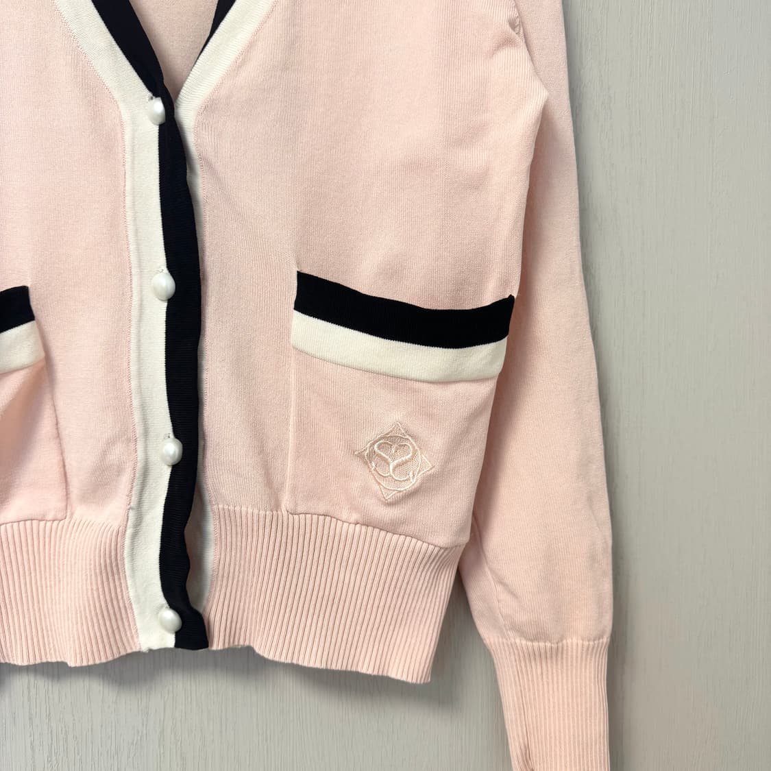 산드로 진주 핑크 가디건 상품이미지2