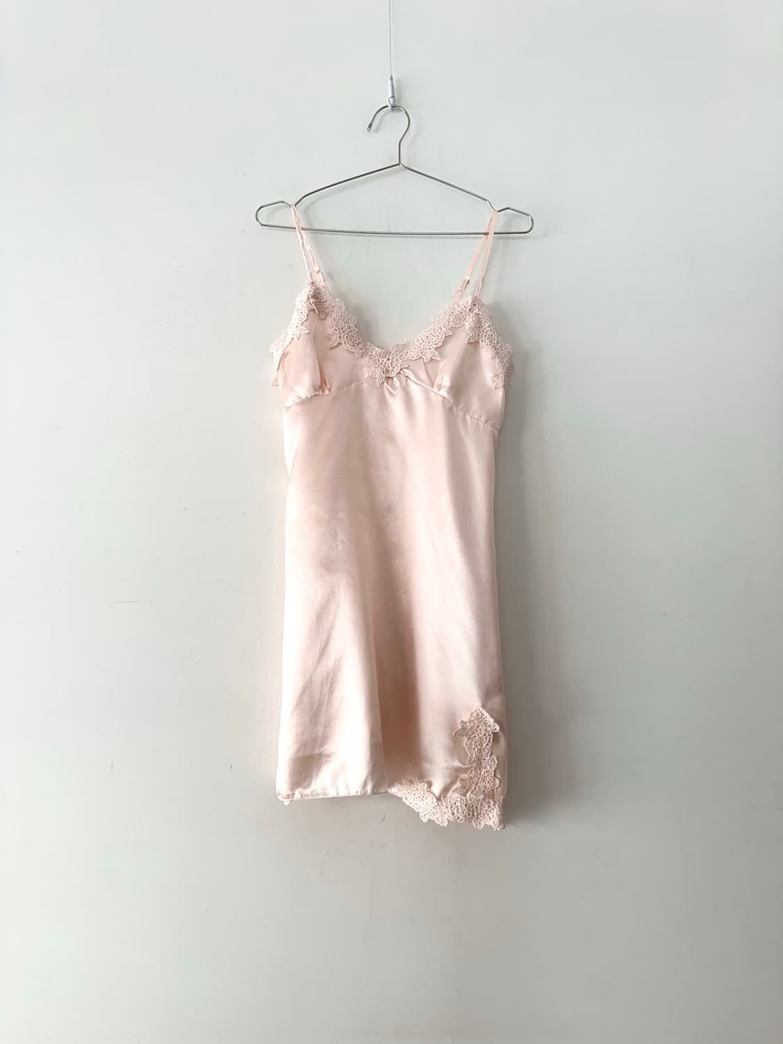 Slip lace trimming ops/ baby pink 상품이미지1