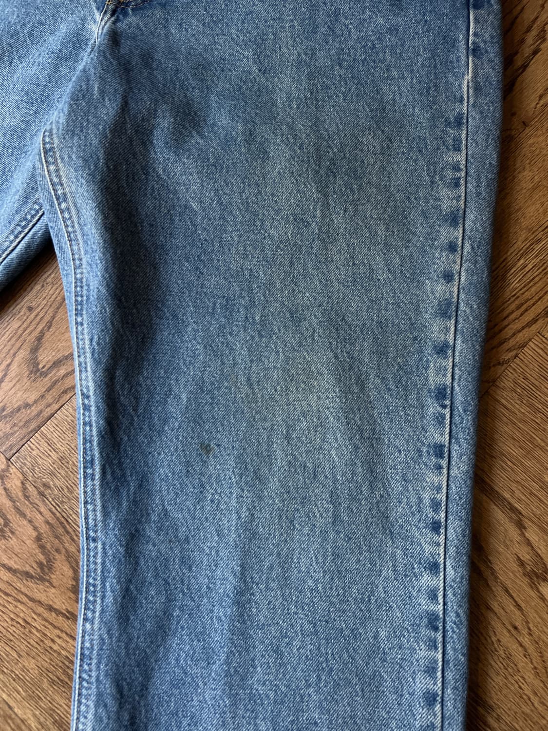 [38]칼하트 USA 미디엄블루 워크 데님 팬츠 상품이미지4