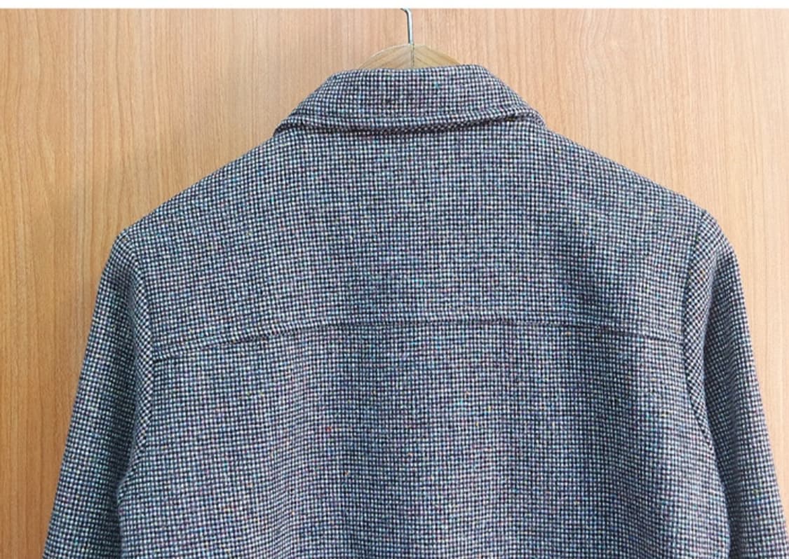 트위드 카라 울 92% 자켓 상품이미지6