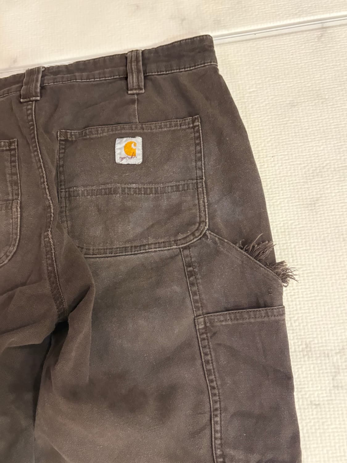 칼하트 더블니 다크브라운 페이딩 와이드 팬츠 [급처] 상품이미지3