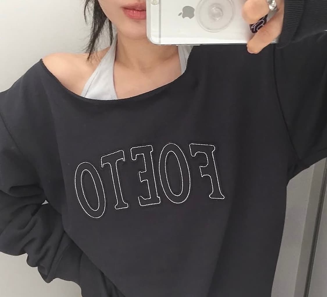 포에토 커넥트 홀터넥 탑 뮤트 블루 상품이미지1