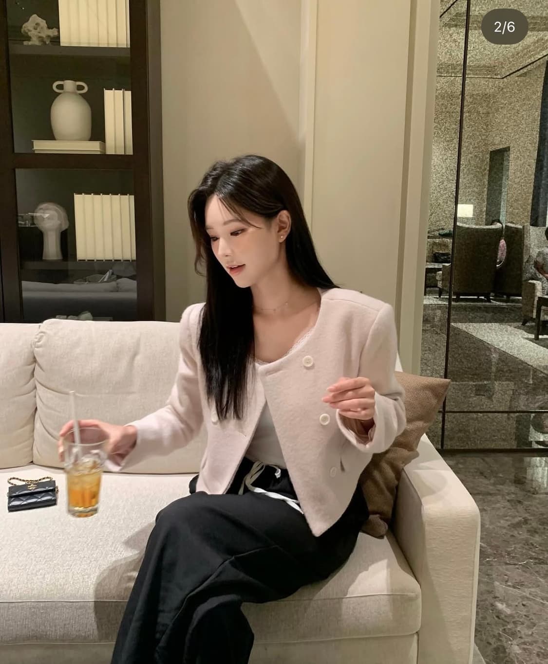 샵미네트 모네 자켓 핑크 구버전 상품이미지6