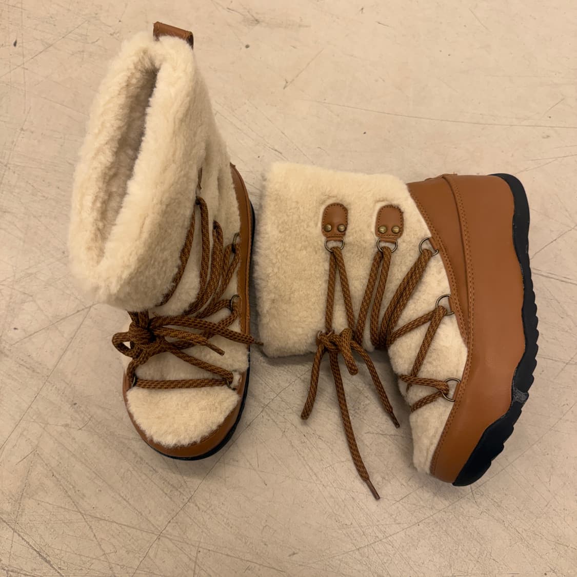 빈티지 양털 우먼 워커 U748 상품이미지4