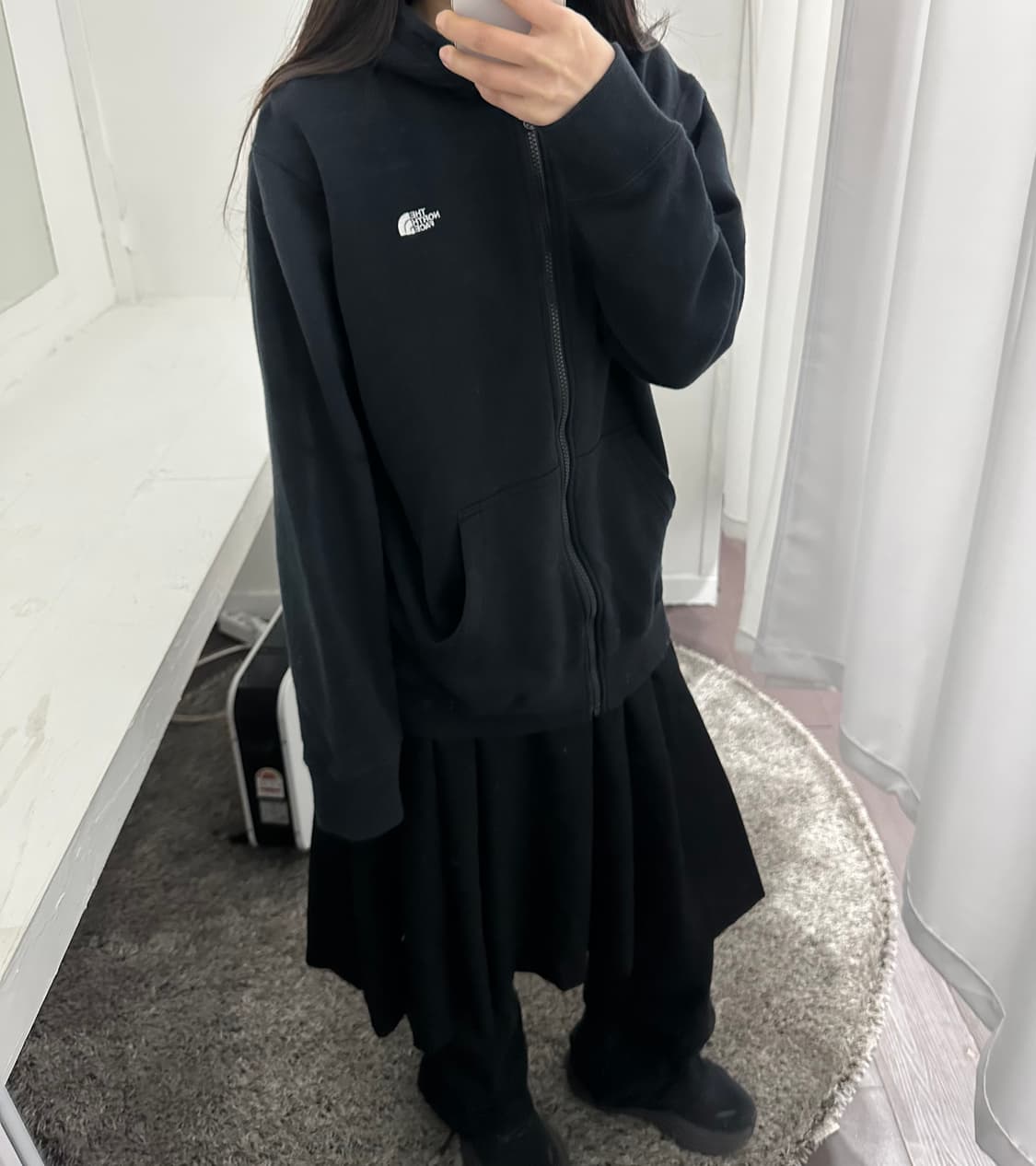 the north face logo hood zipup 상품이미지2