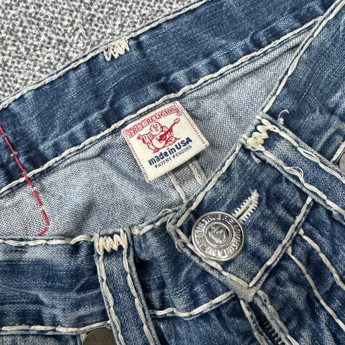 트루릴리전 33 데님 반바지 상품이미지5