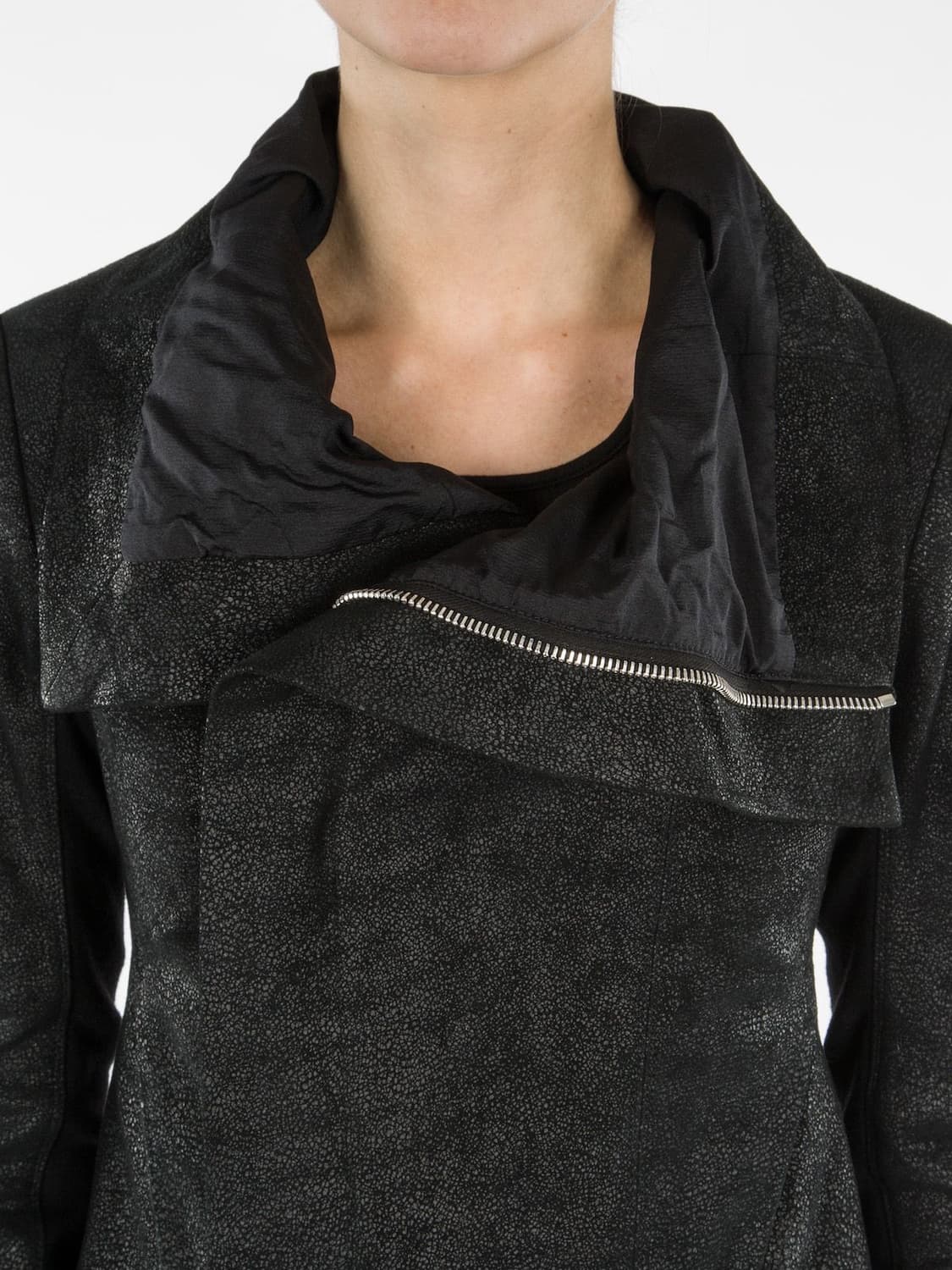 릭오웬스 11SS 나스카 하이넥 블리스터드 램 레더자켓 38 상품이미지7