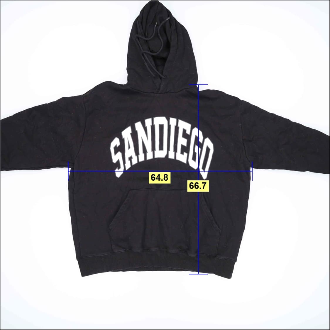 3XL 빈티지 샌디고 후드티 0427H1 상품이미지4