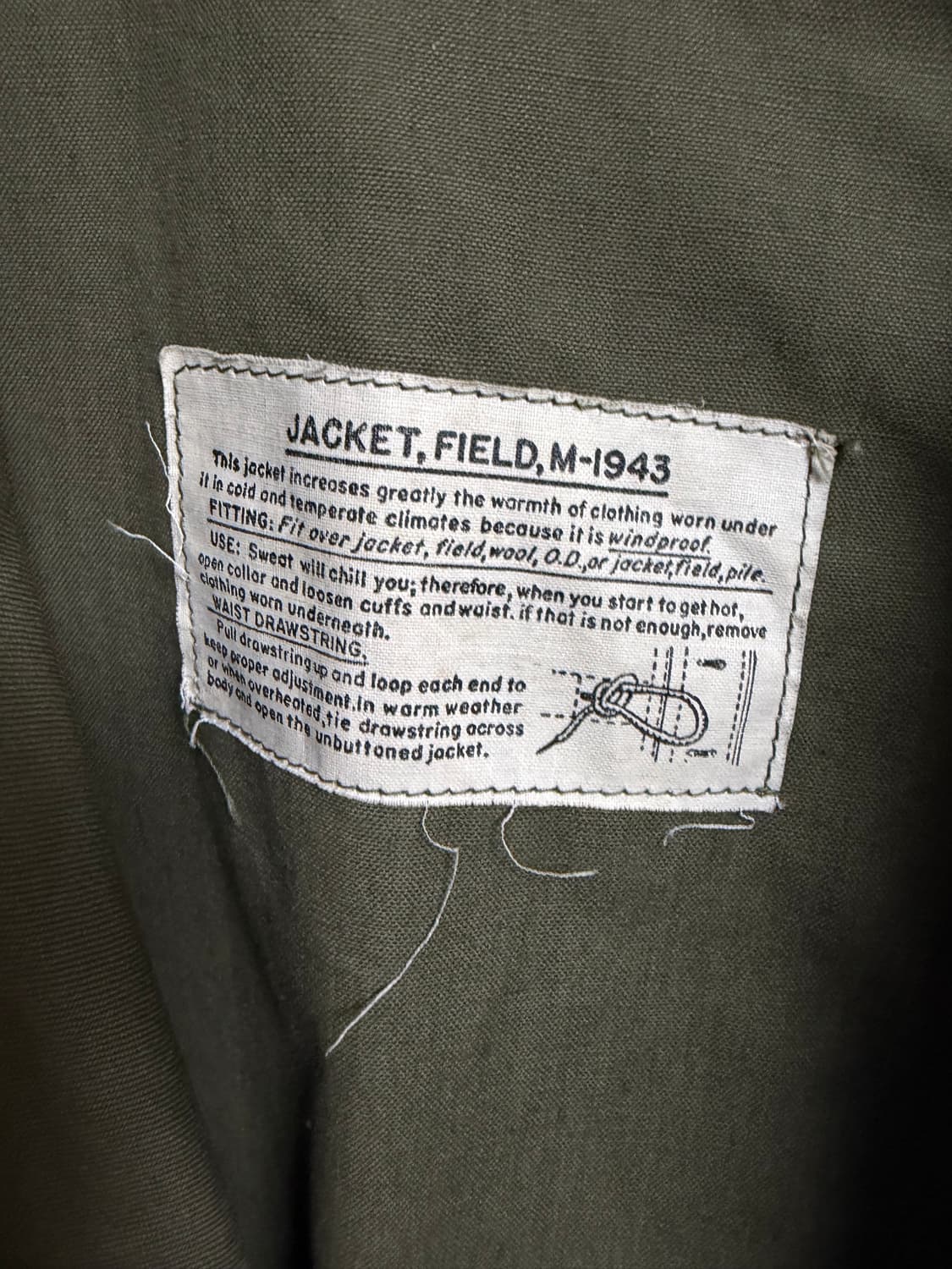 미군 오리지널 M43 필드자켓 36R 상품이미지4