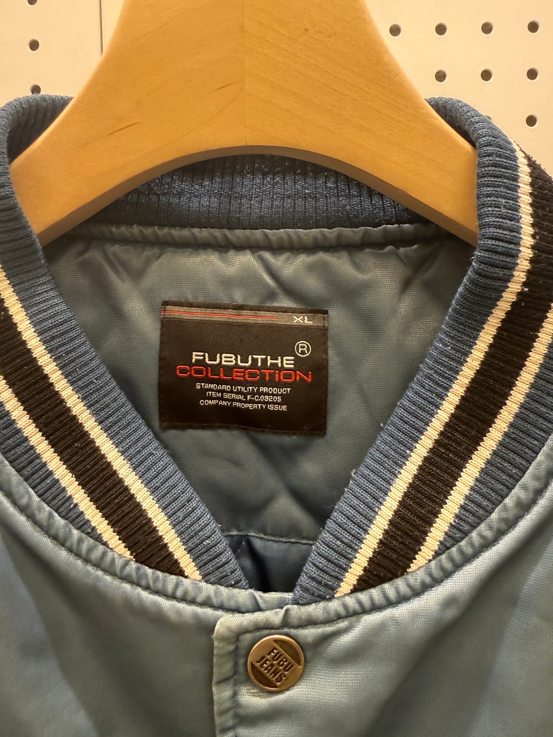 후부 FB 로고 바시티 자켓 U1078  상품이미지5