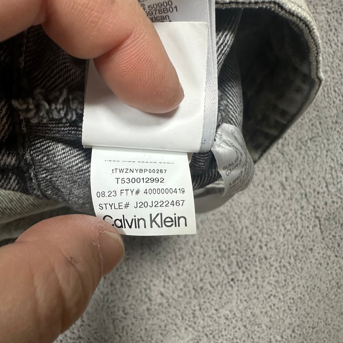 ✨ (바배) CK 캘빈클라인 오버사이즈 크롭 자켓 상품이미지5