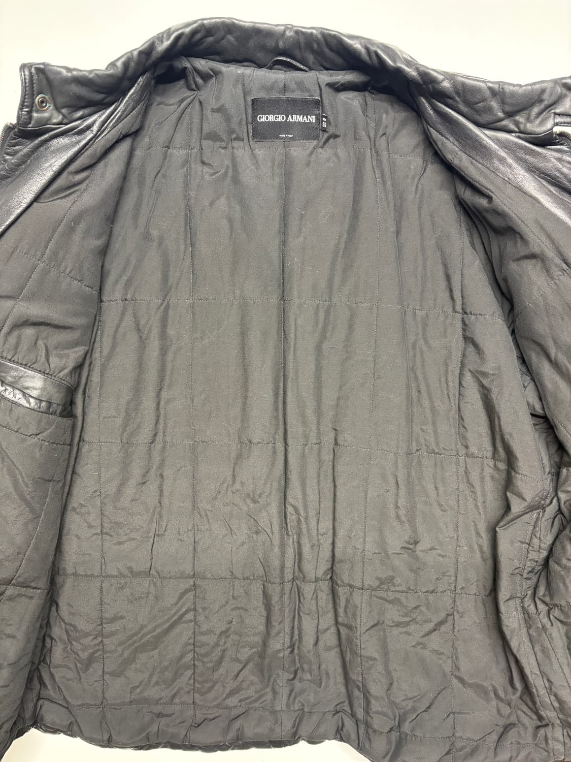 조르지오 알마니 01aw 사파리 레더 자켓 상품이미지4