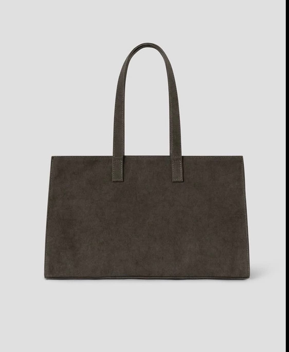 F/ 기마구아스 스터드 미디 쇼퍼백 그레이 상품이미지7