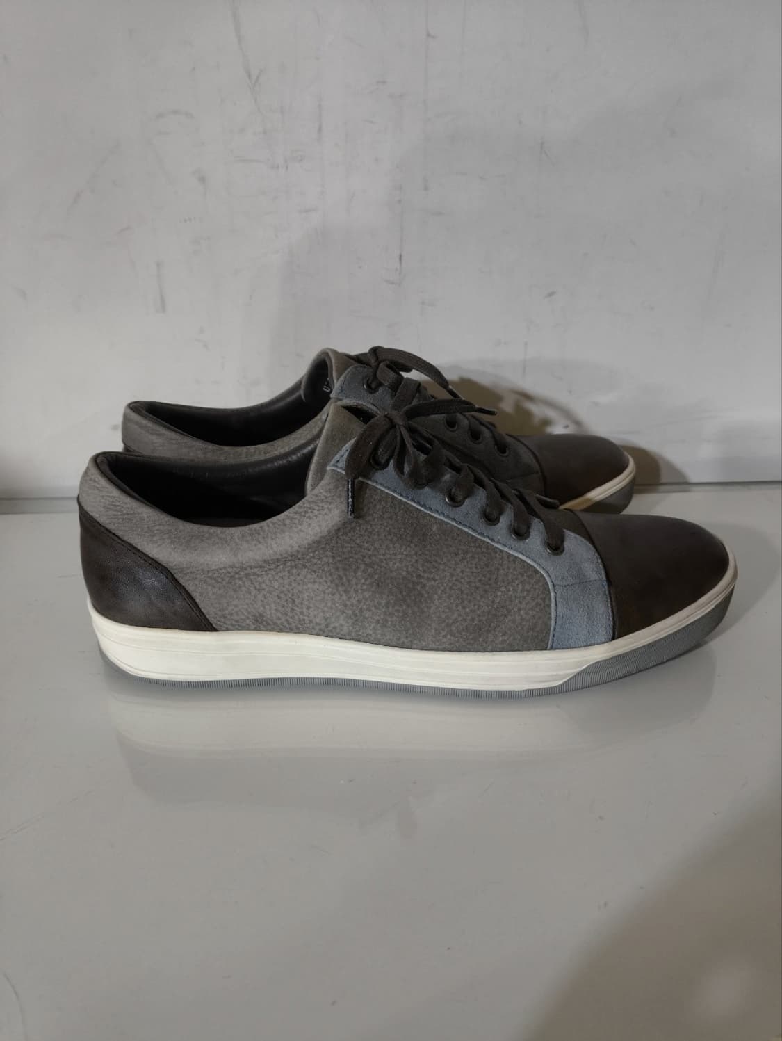 270mm 타임 TIME 투톤 레더 스니커즈 상품이미지1