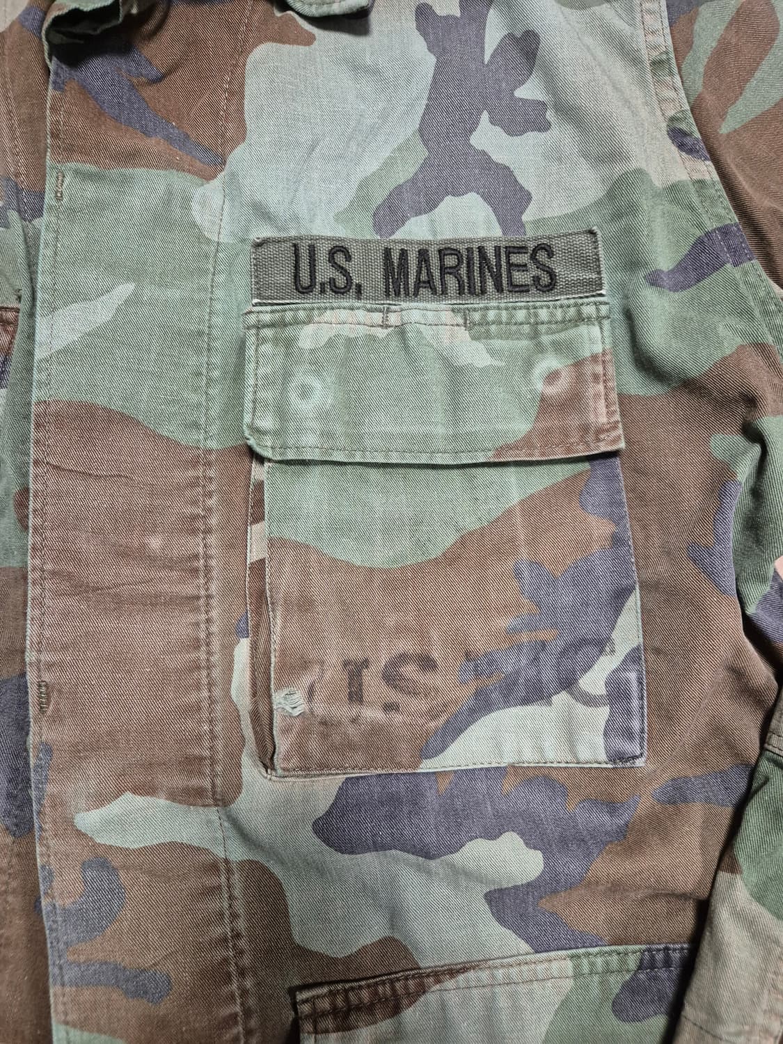 빈티지 US 마린 카모 bdu자켓 상품이미지2