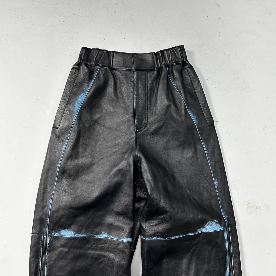 아더에러 버니드 리얼레더 트라우저 상품이미지3