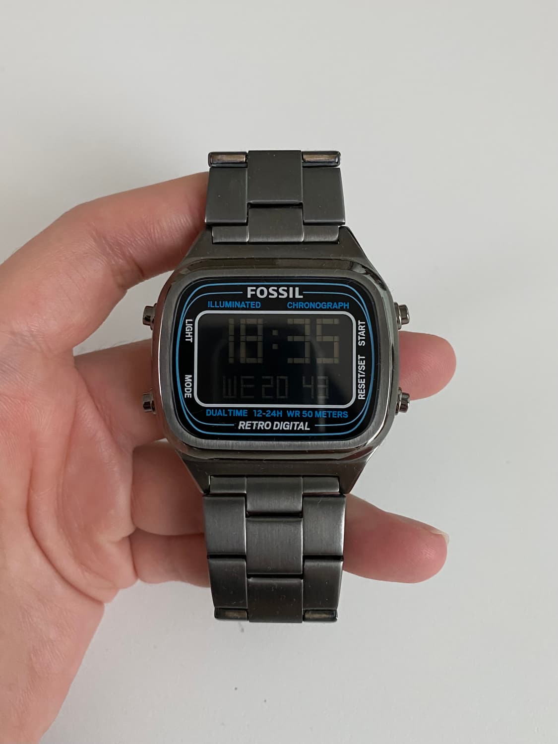 Fossil 파슬 retro digital 메타 실버 상품이미지1