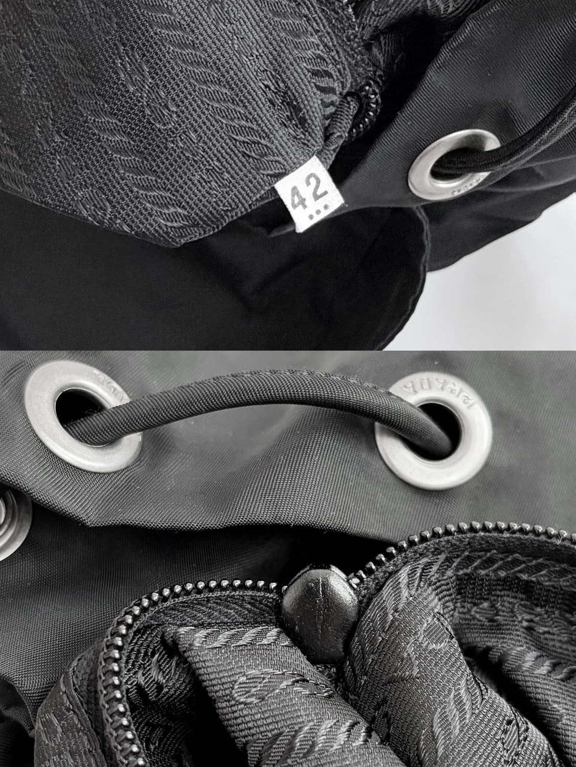 프라다 포코노 백팩 미듐 판매합니다. 상품이미지8