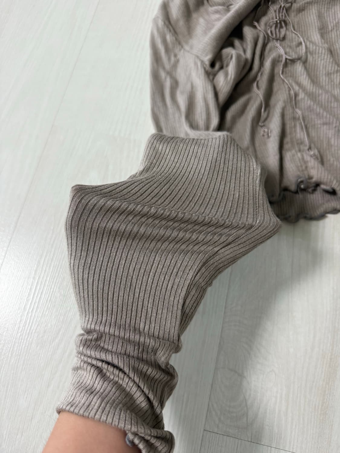 스컬프터 골지 긴팔티 상품이미지4