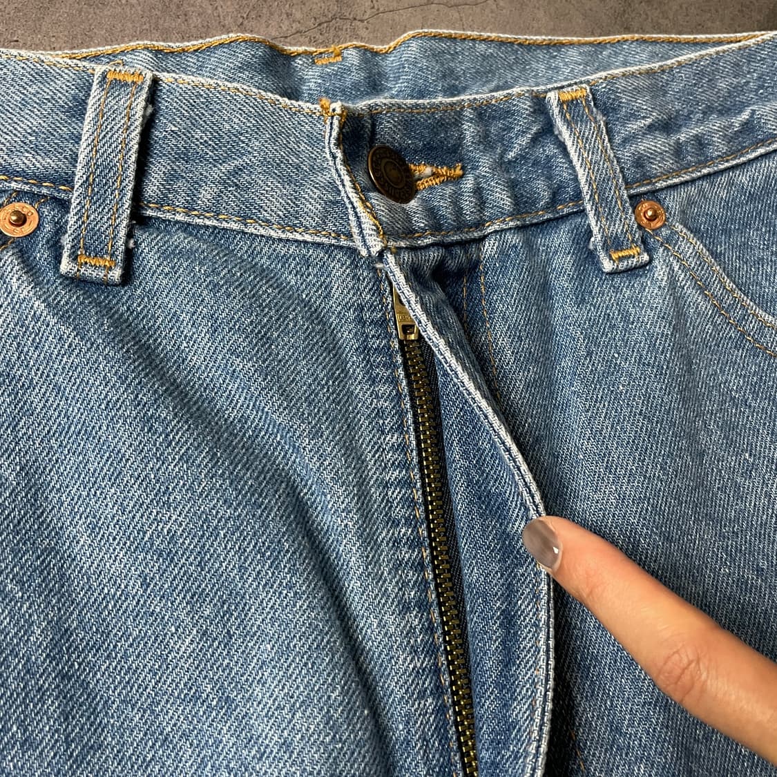 LEVI'S 데드스탁 리바이스619 스트레이트 핏 데님 팬츠 A00696 상품이미지3