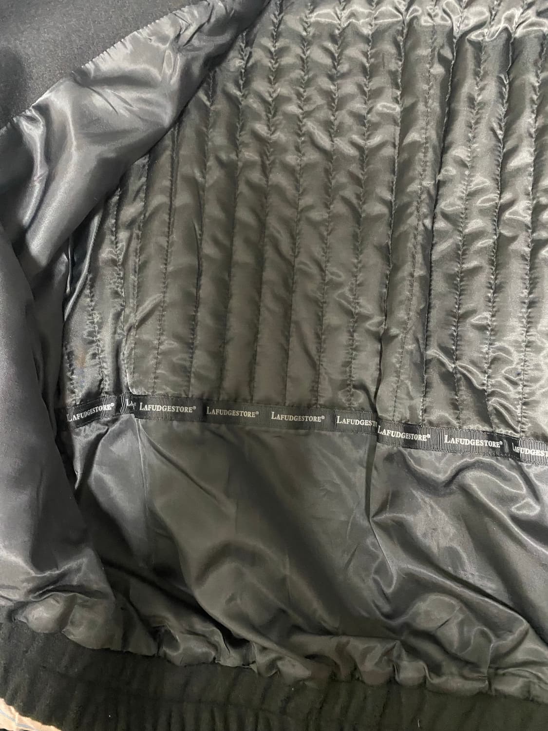 라퍼지스토어 울리치 오버 라운드 블루종 블랙 s 상품이미지7