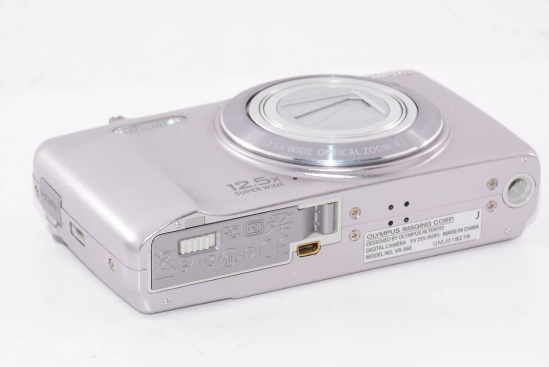 미품동작품) 올림푸스 VR 360 실버 빈티지 디카 디지털 카메라 상품이미지5