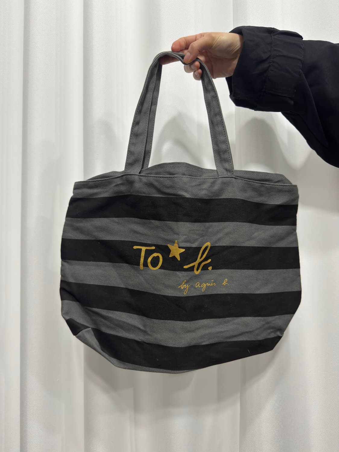 agnes b stripe bag 상품이미지3