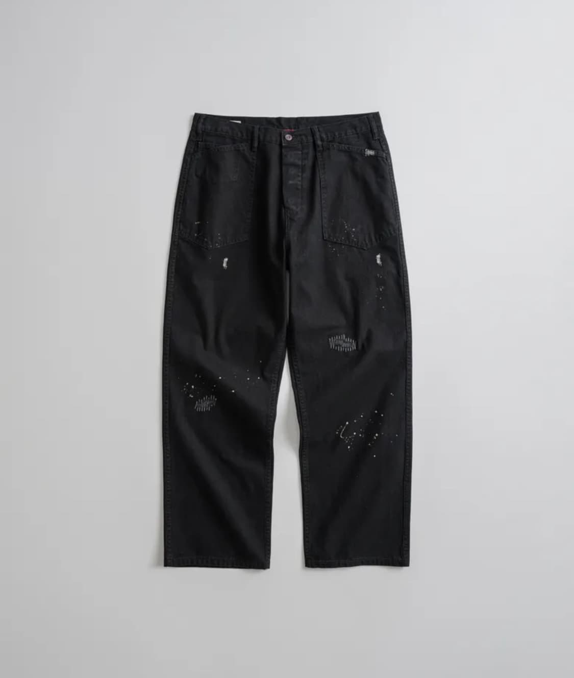 비헤비어 M35 TROUSER 워시드 블랙 상품이미지1