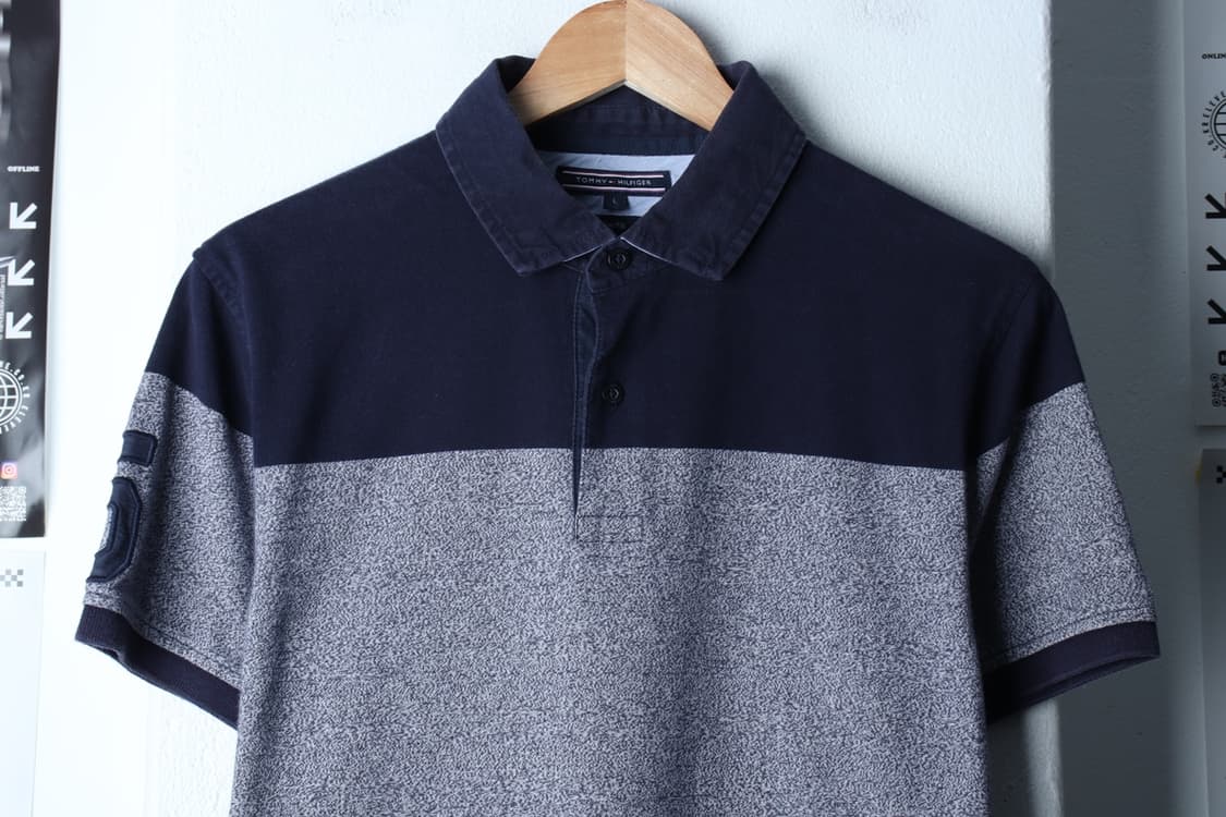 (L-XL) 타미힐피거 반팔 카라 티셔츠 럭비 컬러믹스 유행-H30255 상품이미지3
