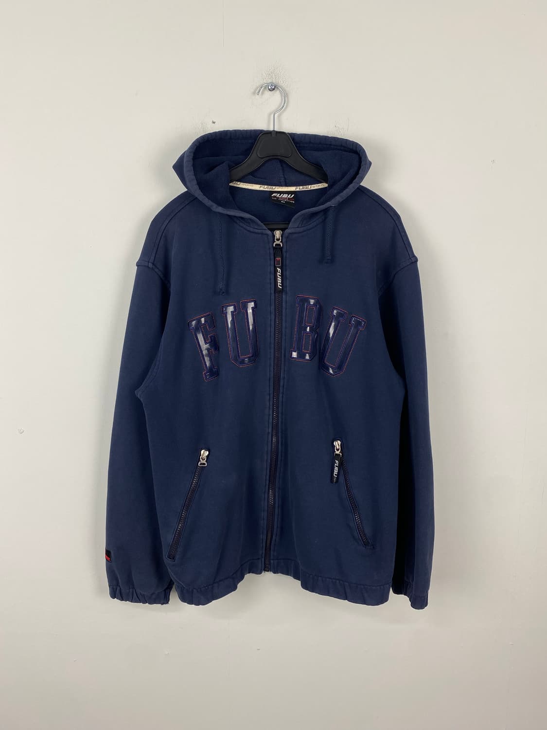 FUBU 후부 로고 네이비 후드집업 M <469> 상품이미지1