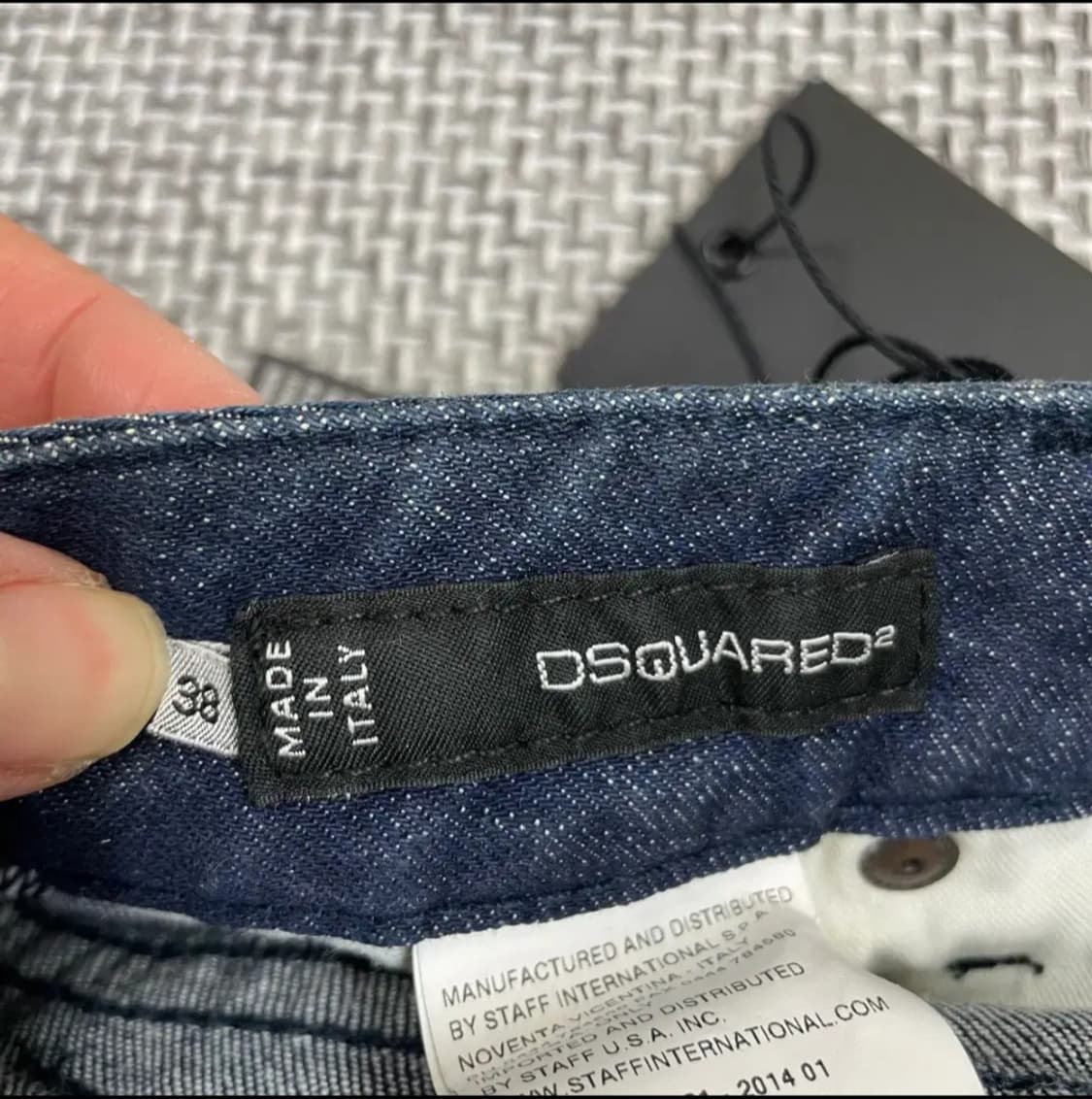 새상품/디스퀘어드2 데미지 스키니진 28인치 상품이미지4