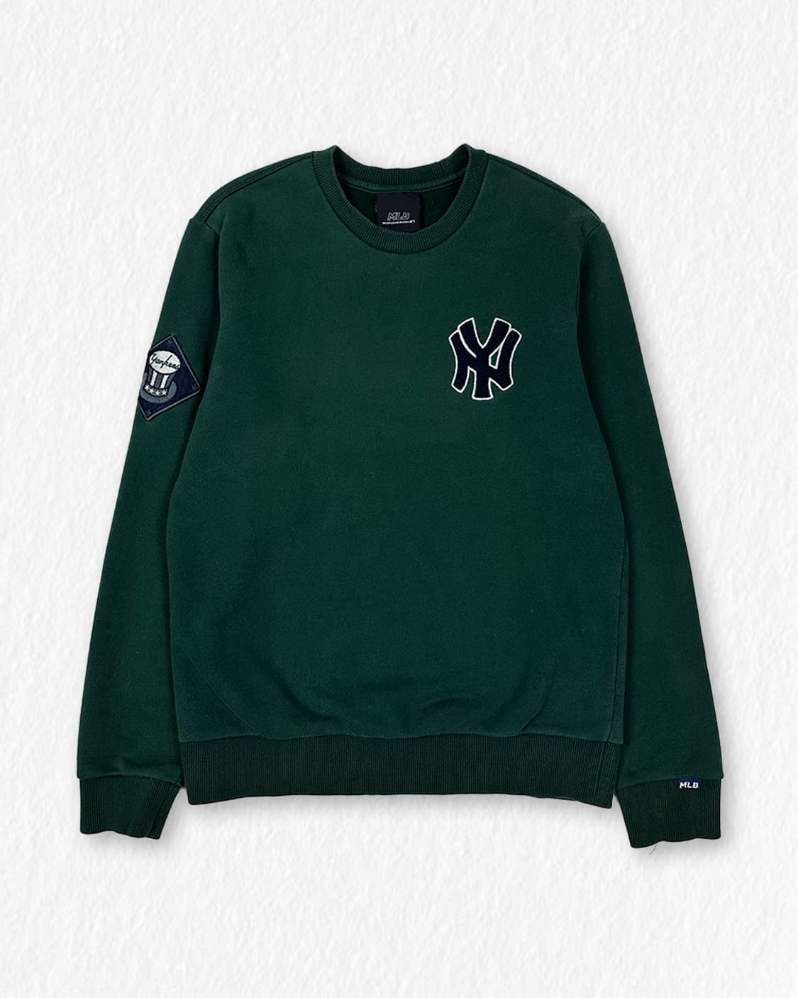 MLB 뉴욕양키즈 맨투맨 그린 상품이미지1