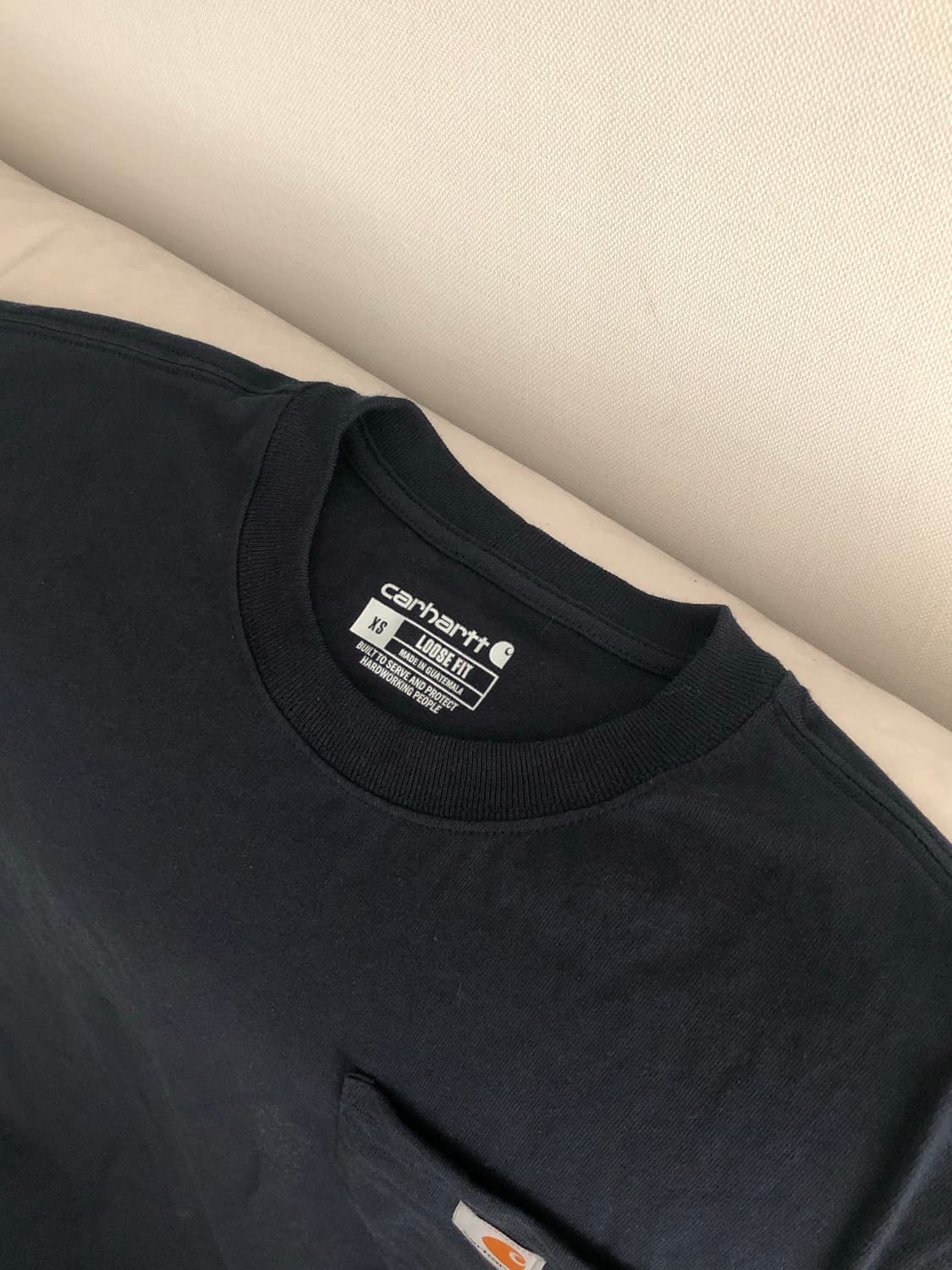 Carhartt basic shirt navy 상품이미지2
