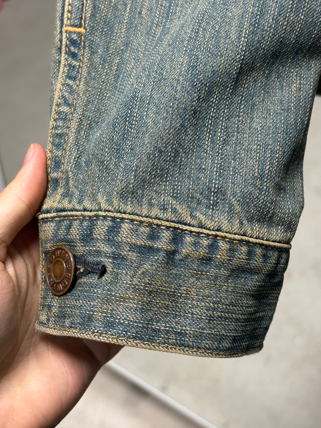 에드윈 신치백 데님 트러커 자켓 상품이미지7