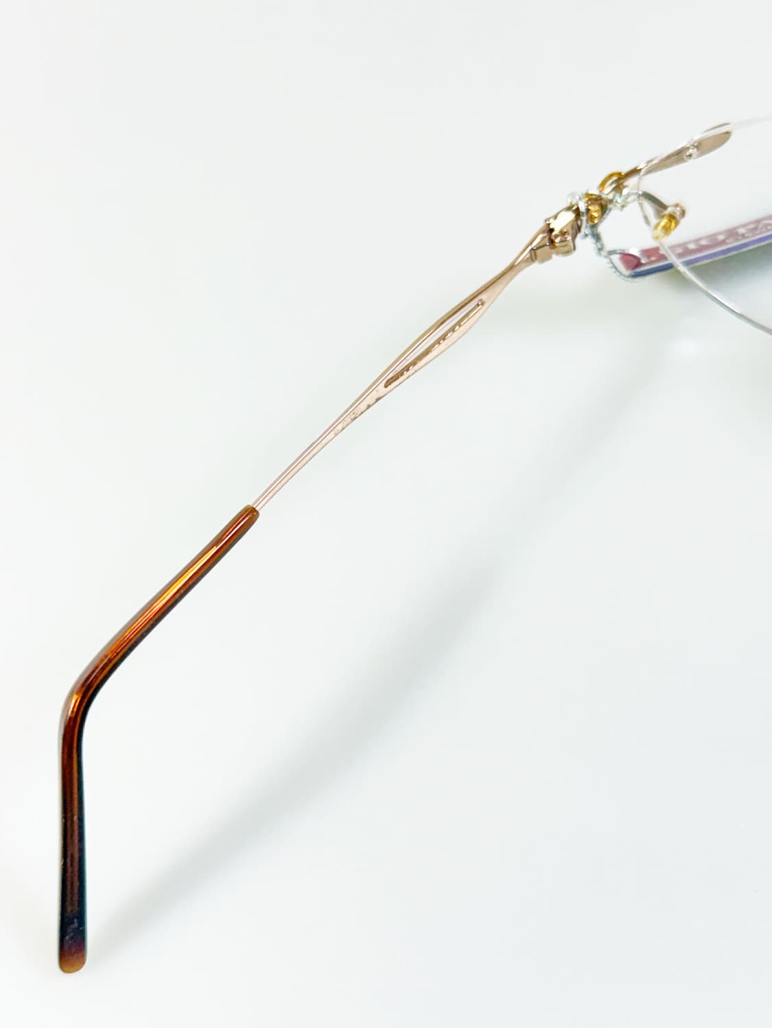 GIO PATEK 골드 티타늄 오벌 무테 빈티지 안경 상품이미지7