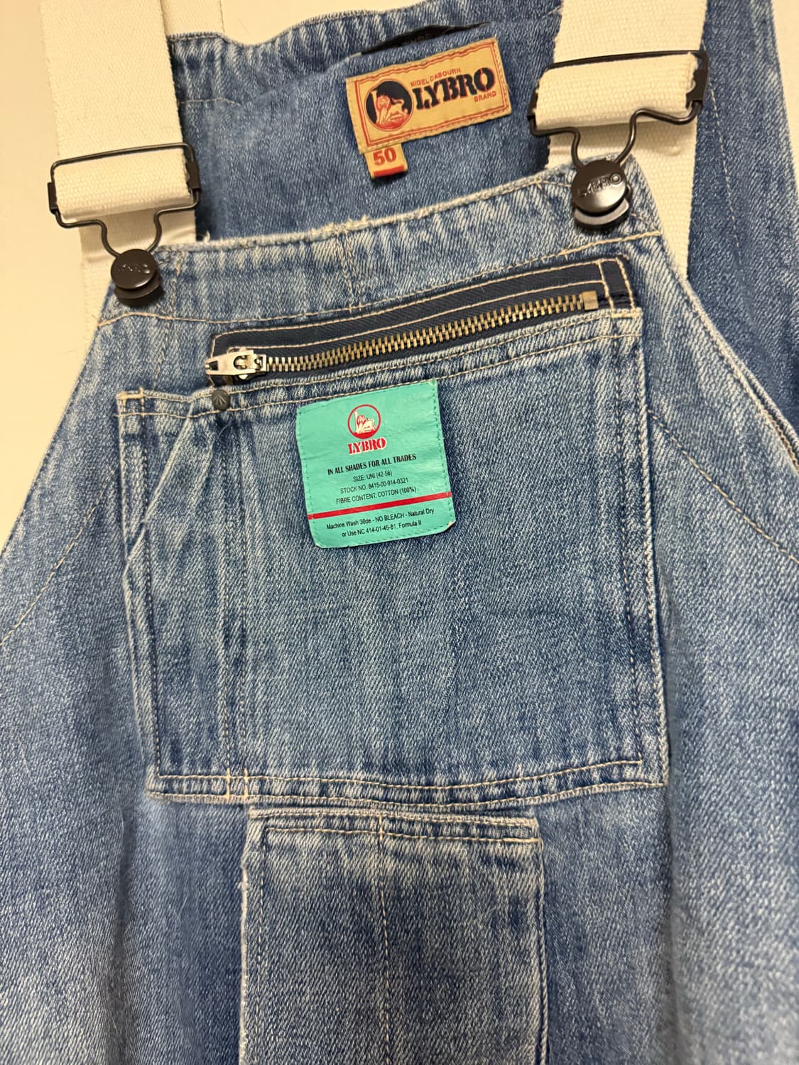 나이젤카본 던가리 50 20ss 상태좋음 덩가리 멜빵바지 워크웨어 상품이미지2